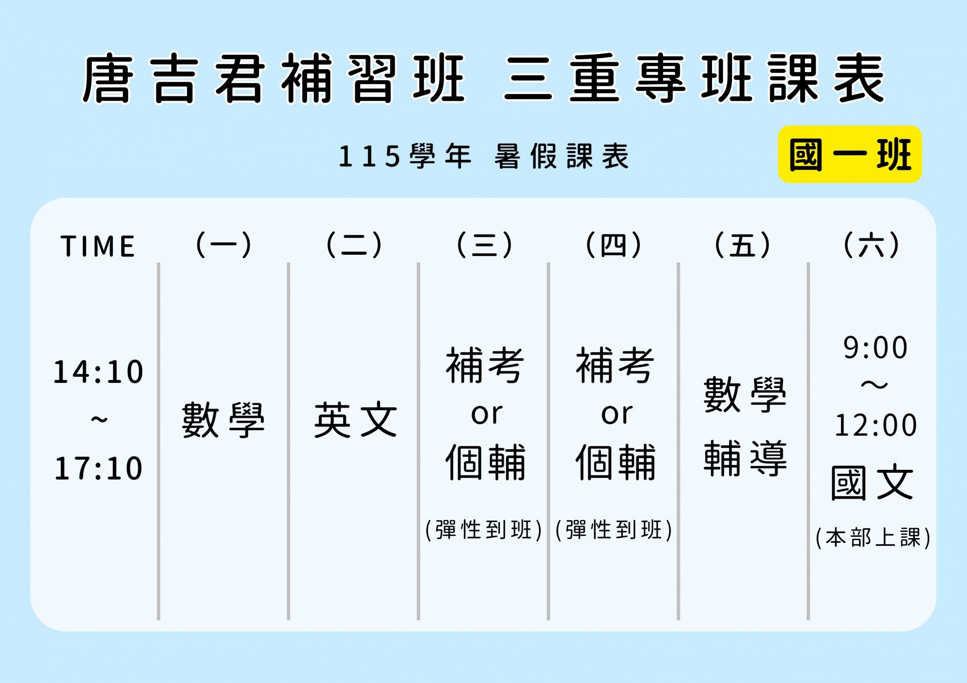 三重國中專班